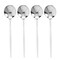 Smarty Had A Party Silver with White Handle Moderno Disposable Plastic Dinner Spoons (240 Spoons), 240PK 9320-SWS-CASE - alternate 1